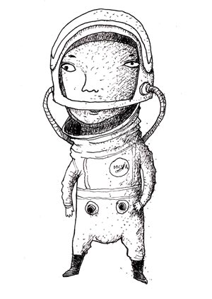 Astronaut in space