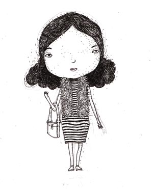 Lady walking